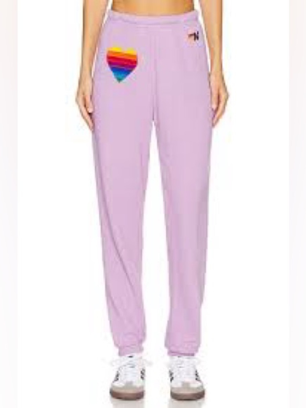 Aviator Nation Rainbow Heart Jogger